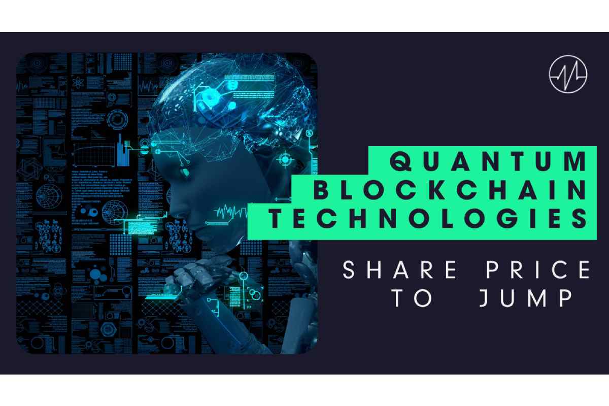 quantum blockchain share price